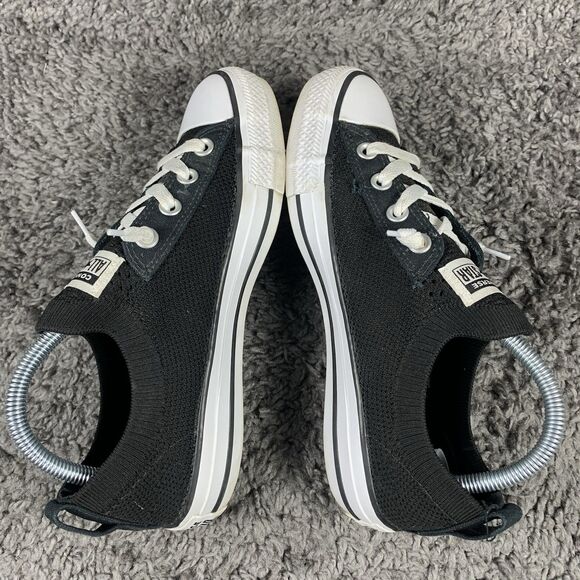 Converse All Star Women's Knit Slip-On Elasticized Collar Sneakers Black Sz 7 - Picture 4 of 8